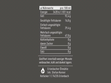 Walnussöl – das Handverlesene